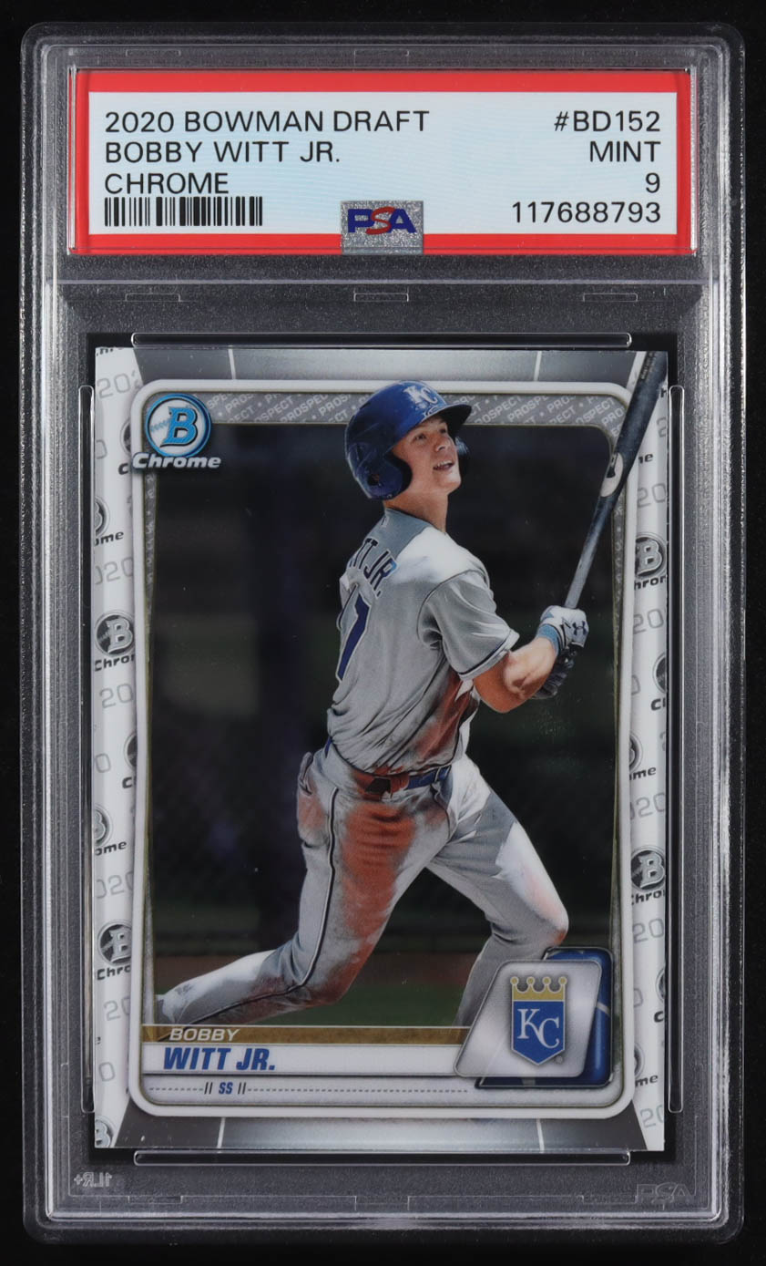Bobby Witt Jr. 2020 Bowman Chrome Draft #BD152 (PSA 9) at PristineAuction.com Bobby Witt Jr. 2020 Bowman Chrome Draft #BD152 (PSA 9) at PristineAuction.com