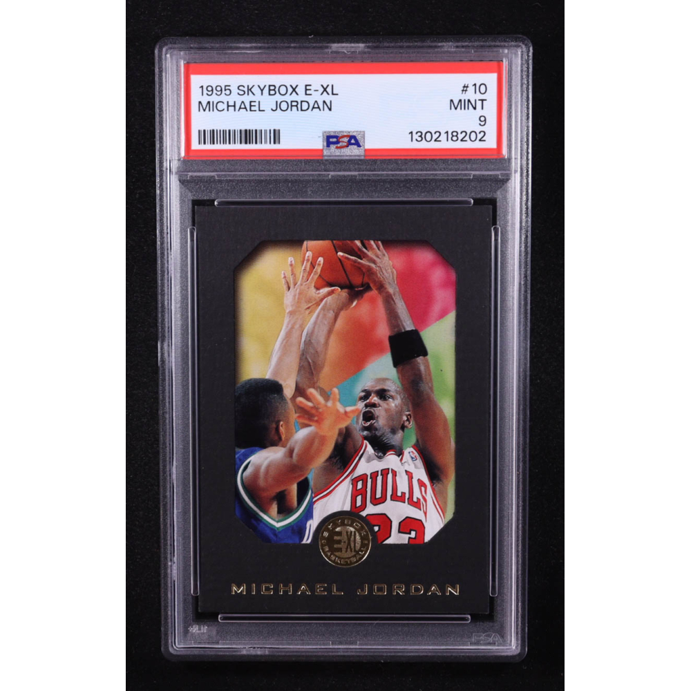 Michael Jordan 1995-96 E-XL #10 (PSA 9) at PristineAuction.com