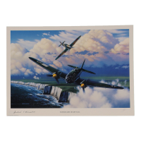 Herbert E. Knaebel Signed Stan Stokes "Hurricane On My Tail" Lithograph (AIV) at PristineAuction.com