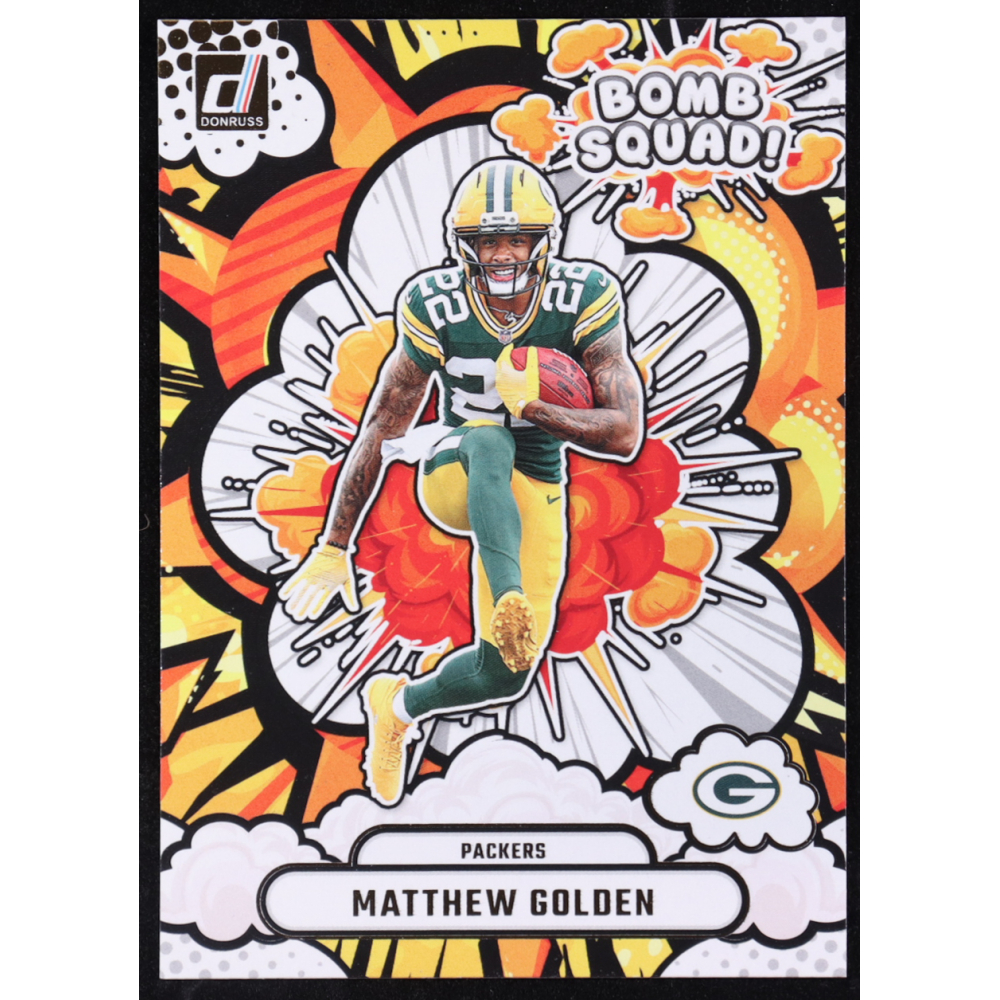 Matthew Golden 2025 Donruss Bomb Squad #20 RC at PristineAuction.com