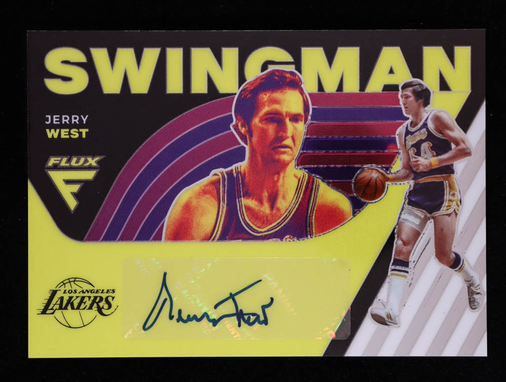 Jerry West 2020-21 Panini Flux Swing Man Signatures #9 at PristineAuction.com Jerry West 2020-21 Panini Flux Swing Man Signatures #9 at PristineAuction.com