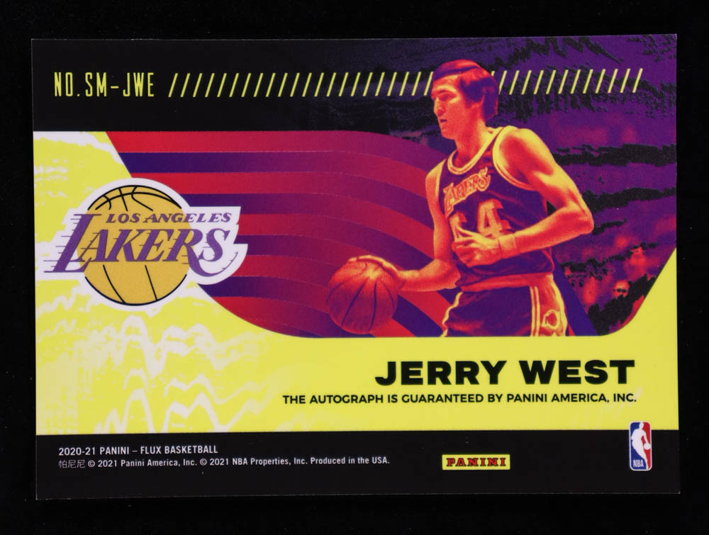 Jerry West 2020-21 Panini Flux Swing Man Signatures #9 at PristineAuction.com Jerry West 2020-21 Panini Flux Swing Man Signatures #9 at PristineAuction.com