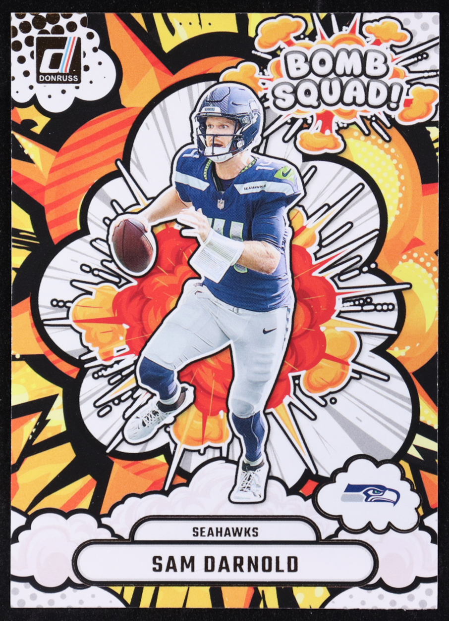 Sam Darnold 2025 Donruss Bomb Squad #17 | Pristine Auction