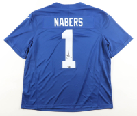Malik Nabers Signed Giants Nike Authentic Jersey (Fanatics) at PristineAuction.com