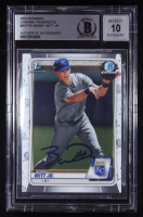Bobby Witt Jr. Signed 2020 Bowman Chrome Prospects #BCP-25 RC (BGS | Autograph Graded BGS 10) at PristineAuction.com