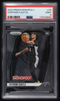 Stephon Castle 2024-25 Panini Prizm Monopoly #75 RC (PSA 9) at PristineAuction.com