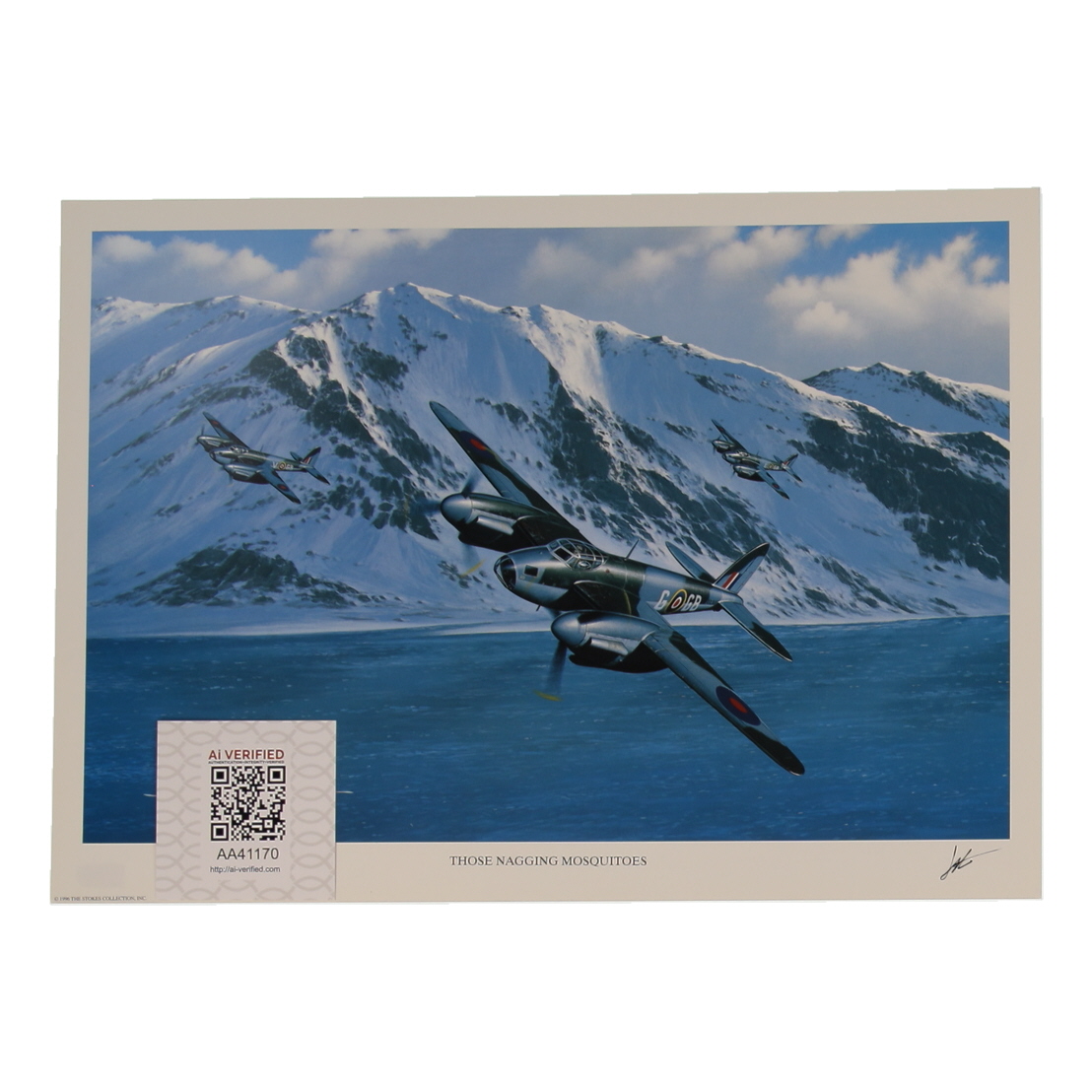 George Parry Signed Stan Stokes "Those Nagging Mosquitoes" Lithograph (AIV) at PristineAuction.com George Parry Signed Stan Stokes "Those Nagging Mosquitoes" Lithograph (AIV) at PristineAuction.com