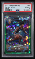 Jaylen Wells 2024-25 Topps Chrome Sapphire Green Sapphire #185 #08/99 RC (PSA 10) at PristineAuction.com
