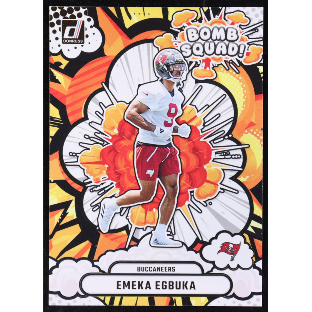 Emeka Egbuka 2025 Donruss Bomb Squad #26 RC at PristineAuction.com