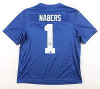 Malik Nabers Signed Giants Nike Authentic Jersey (Fanatics) at PristineAuction.com