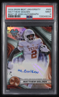 Matthew Golden 2024 Bowman's Best University Best of '24 Autographs #BOAMG (PSA 9) at PristineAuction.com