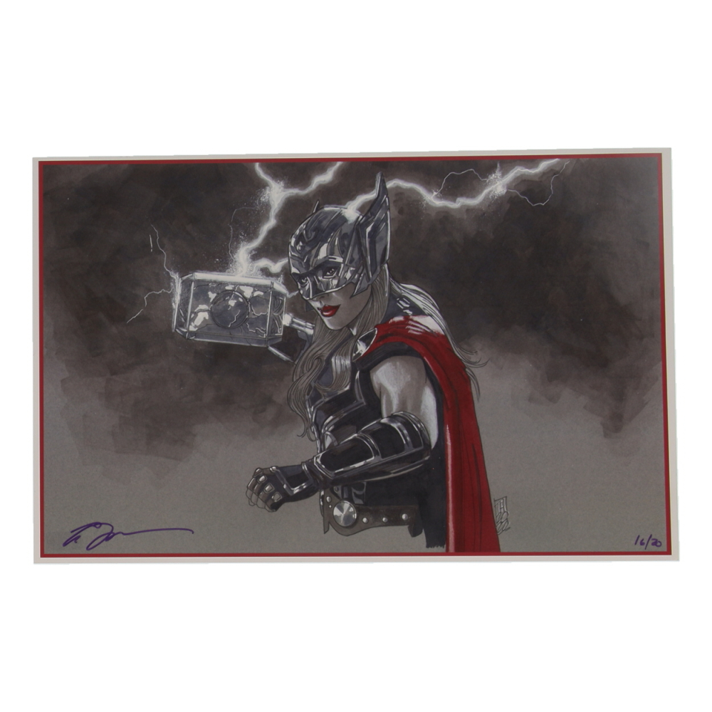 "Jane Foster" LE 11x17 Lithograph by Renowned Artist Tom Hodges (PA) at PristineAuction.com