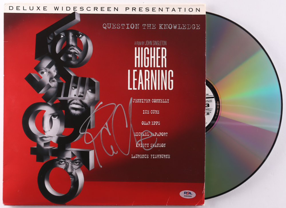 Ice Cube Signed "Higher Learning" Laserdisc Cover (PSA) at PristineAuction.com Ice Cube Signed "Higher Learning" Laserdisc Cover (PSA) at PristineAuction.com