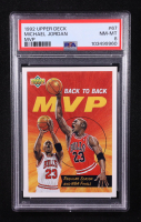 Michael Jordan 1992-93 Upper Deck #67 MVP (PSA 8) at PristineAuction.com
