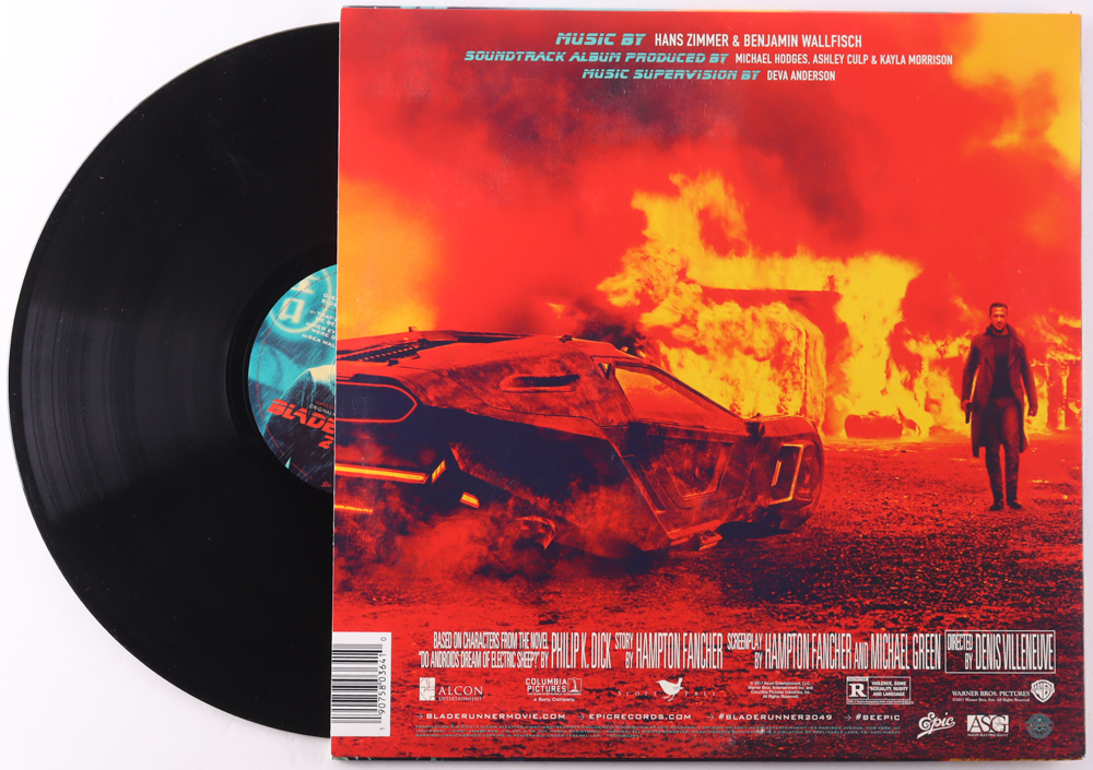 Hans Zimmer Signed "Blade Runner 2049 Original Motion Picture Soundtrack" Vinyl Record Album Cover (PSA) at PristineAuction.com Hans Zimmer Signed "Blade Runner 2049 Original Motion Picture Soundtrack" Vinyl Record Album Cover (PSA) at PristineAuction.com