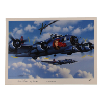Carl D. Peterson Signed Stan Stokes "Ruby's Fortress" Lithograph Inscribed "Maj Gen USAF" (AIV) at PristineAuction.com