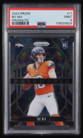 Bo Nix 2024 Panini Prizm Prizmatic #11 RC (PSA 9) at PristineAuction.com