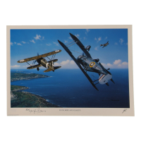 James Pickering Signed Stan Stokes "Faith, Hope And Charity" Lithograph Inscribed "RAF FL/LT" (AIV) at PristineAuction.com