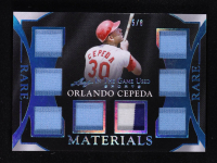 Orlando Cepeda 2025 Leaf ITG Used Sports Rare Materials Platinum Blue #RM19 #5/8 at PristineAuction.com