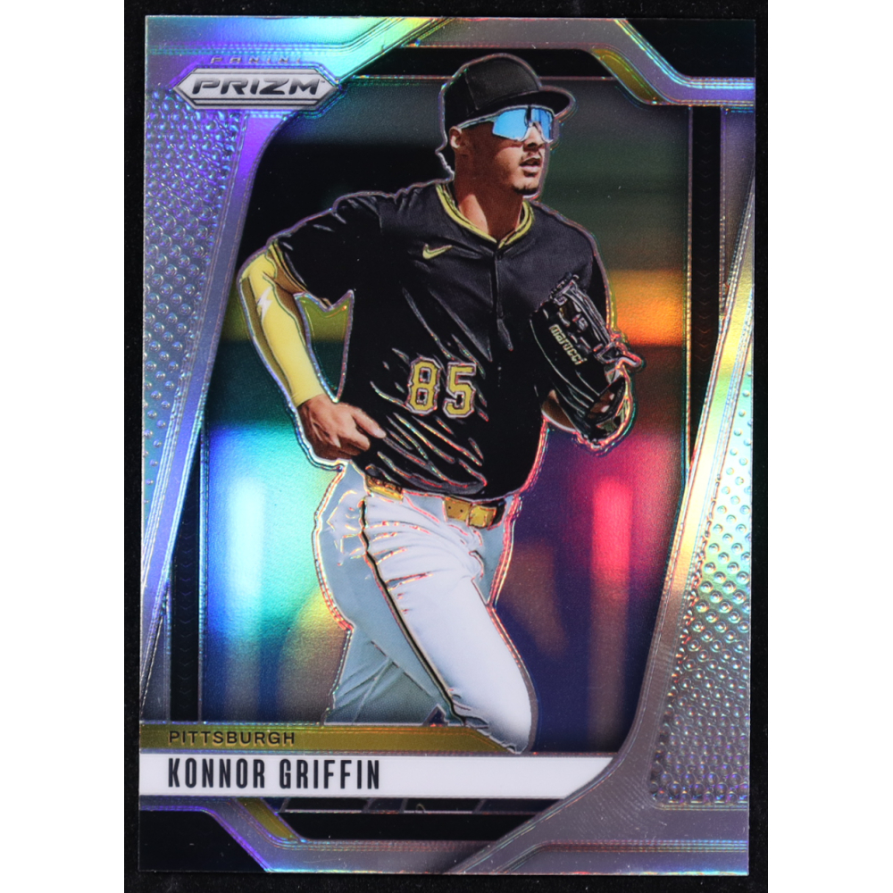 Konnor Griffin 2025 Panini Prizm Prizms Silver #199 RC at PristineAuction.com