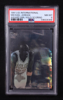 Michael Jordan 1991-92 Upper Deck International Award Winner Holograms #3 / Scoring (PSA 8) at PristineAuction.com