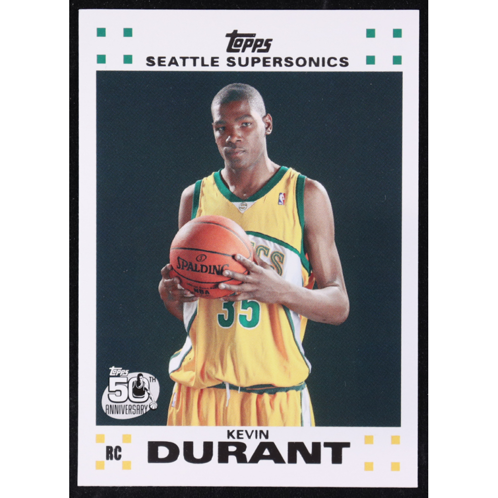 Kevin Durant 2007-08 Topps Rookie Set #2 RC at PristineAuction.com