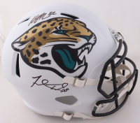 Maurice Jones-Drew & Fred Taylor Signed Jaguars Full-Size Speed Helmet (Beckett) at PristineAuction.com