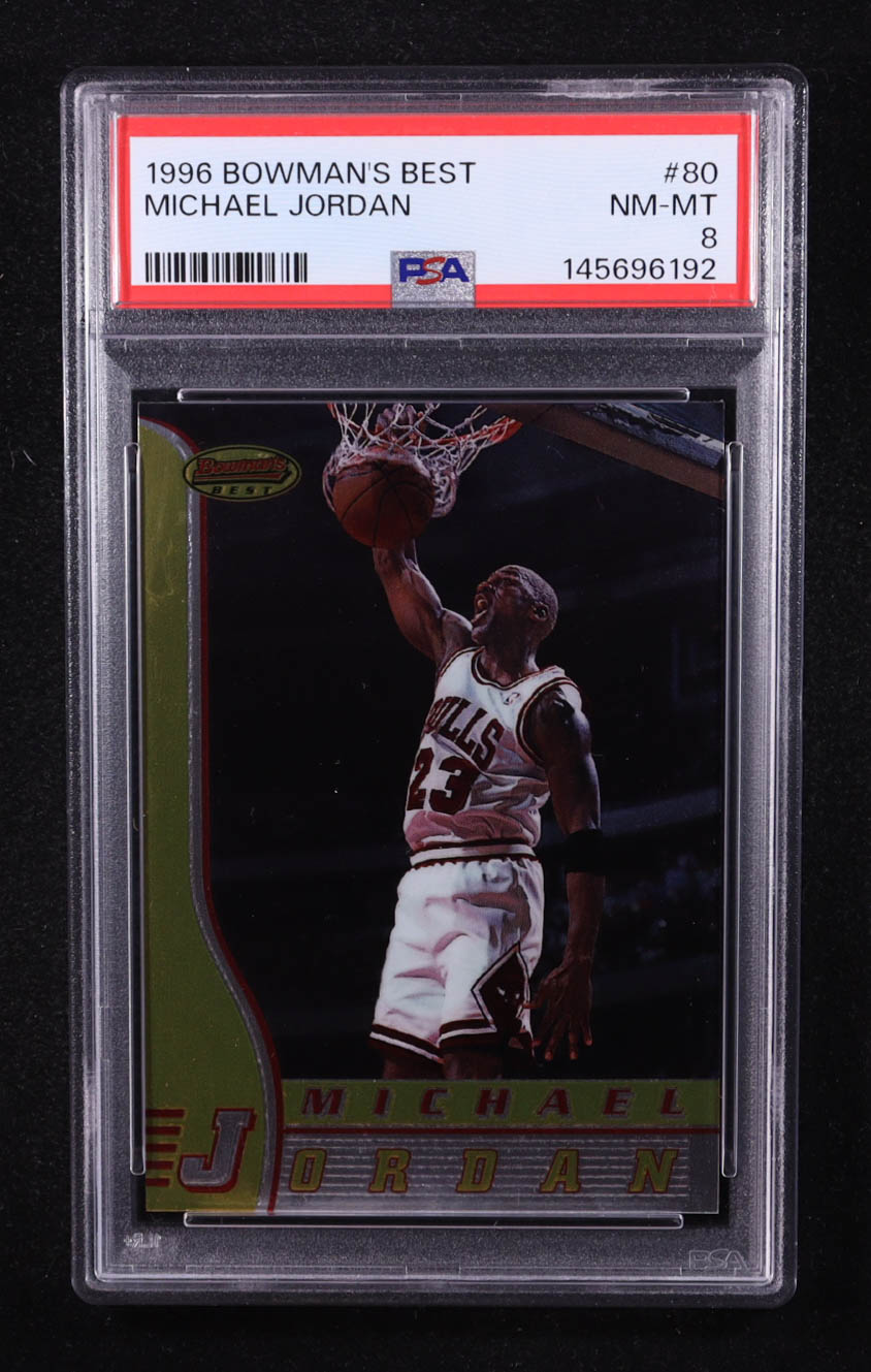 Michael Jordan 1996-97 Bowman's Best #80 (PSA 8) at PristineAuction.com Michael Jordan 1996-97 Bowman's Best #80 (PSA 8) at PristineAuction.com