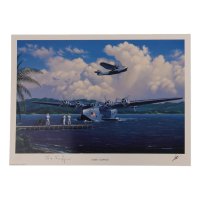 Sture Sigfred Signed Stan Stokes "Tahiti Clippers" Lithograph (AIV) at PristineAuction.com