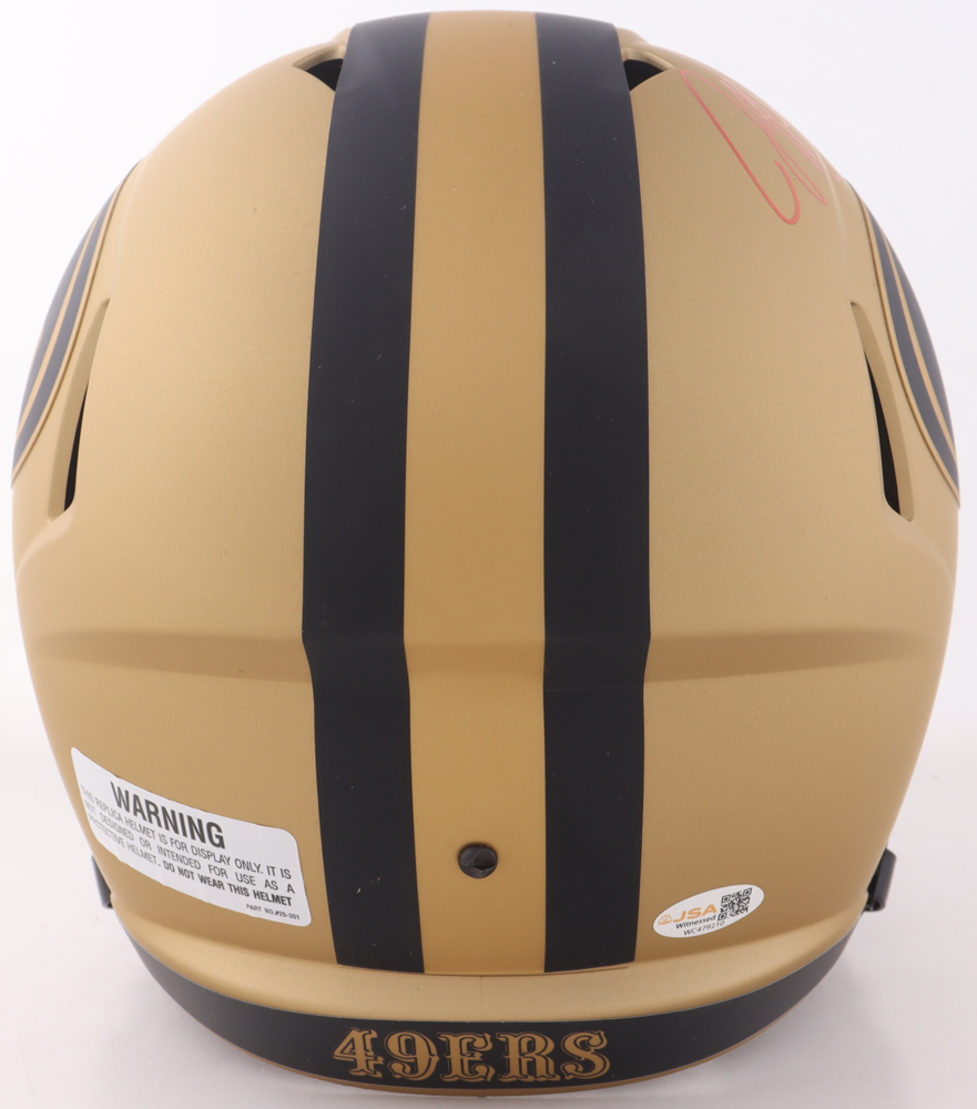 Jeff Garcia Signed 49ers Full-Size Salute to Service Alternate Speed Helmet (JSA) at PristineAuction.com Jeff Garcia Signed 49ers Full-Size Salute to Service Alternate Speed Helmet (JSA) at PristineAuction.com