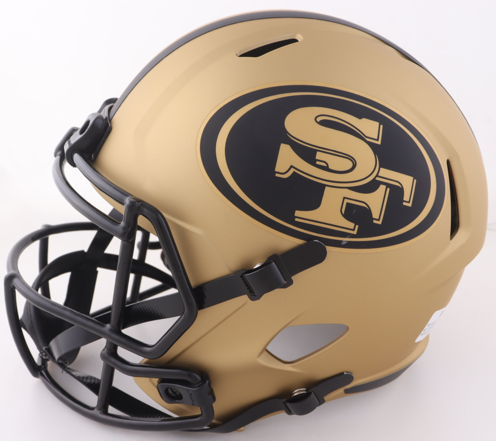 Jeff Garcia Signed 49ers Full-Size Salute to Service Alternate Speed Helmet (JSA) at PristineAuction.com Jeff Garcia Signed 49ers Full-Size Salute to Service Alternate Speed Helmet (JSA) at PristineAuction.com