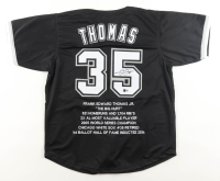 Frank Thomas Signed Career Stat Jersey (Beckett) at PristineAuction.com