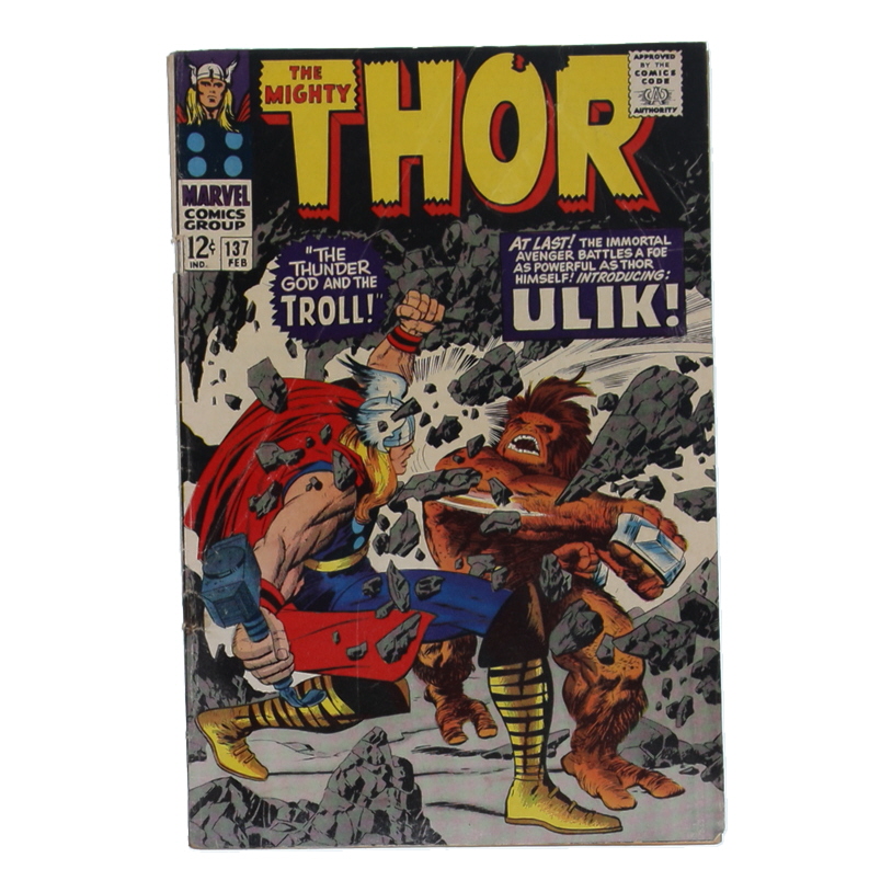 1967 "The Mighty Thor" Issue #137 Marvel Comic Book at PristineAuction.com 1967 "The Mighty Thor" Issue #137 Marvel Comic Book at PristineAuction.com