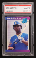 Ken Griffey Jr. 1989 Donruss #33 RR RC UER/Born in Donora, PA (PSA 8) at PristineAuction.com