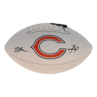 D'Andre Swift & Kyle Monangai Signed Bears Logo Football (JSA) at PristineAuction.com