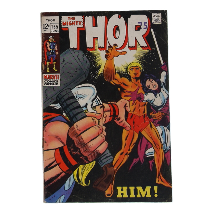 1969 "The Mighty Thor" Issue #165 Marvel Comic Book at PristineAuction.com 1969 "The Mighty Thor" Issue #165 Marvel Comic Book at PristineAuction.com