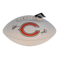 D'Andre Swift & Kyle Monangai Signed Bears Logo Football (JSA) at PristineAuction.com