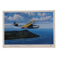 Cole Windham Signed Stan Stokes "Wings Over Waikiki" Lithograph (AIV) at PristineAuction.com