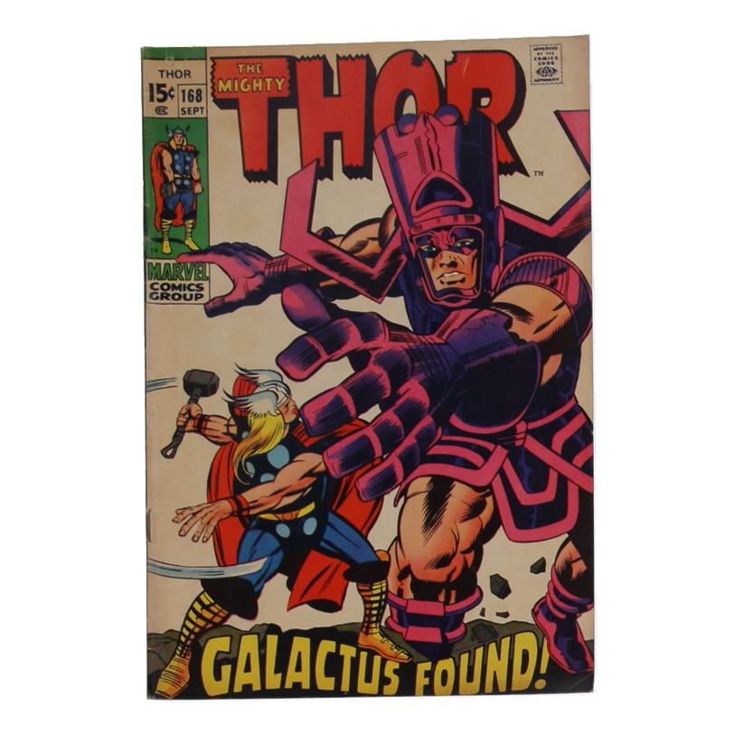 1969 "The Mighty Thor" Issue #168 Marvel Comic Book at PristineAuction.com 1969 "The Mighty Thor" Issue #168 Marvel Comic Book at PristineAuction.com
