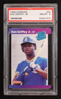 Ken Griffey Jr. 1989 Donruss #33 RR RC UER/Born in Donora, PA (PSA 8) at PristineAuction.com