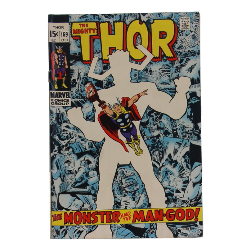 1969 "The Mighty Thor" Issue #169 Marvel Comic Book at PristineAuction.com 1969 "The Mighty Thor" Issue #169 Marvel Comic Book at PristineAuction.com
