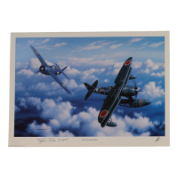 Joe Foss Signed Stan Stokes "Tough As Nails" Lithograph Inscribed "CMH" (AIV) at PristineAuction.com