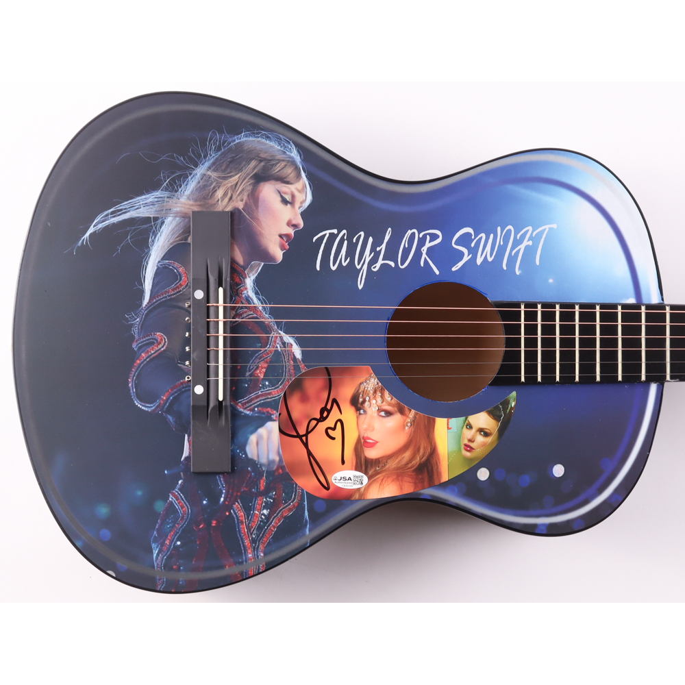 Taylor Swift Guitar with Signed Custom Insert Pickguard (JSA) at PristineAuction.com