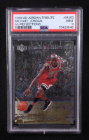 Michael Jordan 1997 Upper Deck Michael Jordan Tribute #MJ63 REF (PSA 9) at PristineAuction.com
