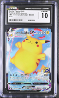 Surfing Pikachu VMAX 2021 Pokemon 25th Anniversary Collection Japanese #22 Holo (CGC 10) at PristineAuction.com