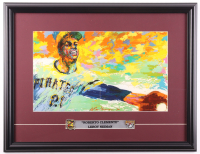 Roberto Clemente Pirates Custom Framed Leroy Neiman Art Print Display at PristineAuction.com