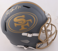 Garrison Hearst Signed 49ers Full-Size Slate Alternate Speed Helmet (JSA) at PristineAuction.com