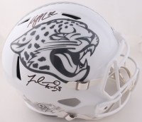 Maurice Jones-Drew & Fred Taylor Signed Jaguars Full-Size Salute to Service Alternate Speed Helmet (Beckett) at PristineAuction.com