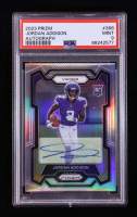 Jordan Addison 2023 Panini Prizm Autographs Prizms Silver #368 RC (PSA 9) at PristineAuction.com