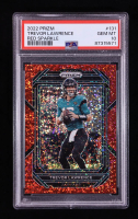 Trevor Lawrence 2022 Panini Prizm Prizms Red Sparkle #131 (PSA 10) at PristineAuction.com